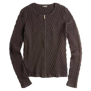 NWT Brand New Ann Taylor Zip Cardigan